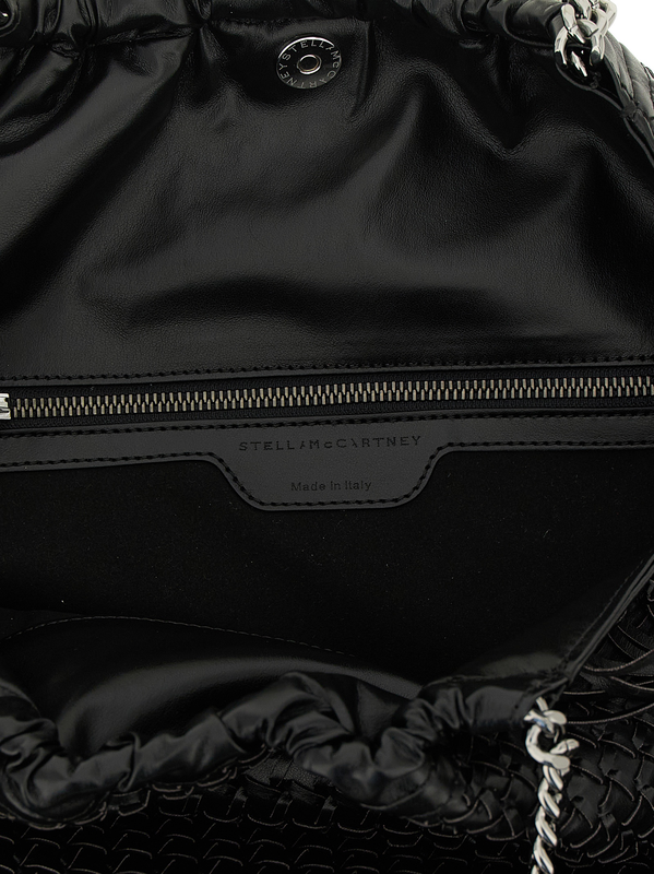 Black polyamide shoulder bag-null