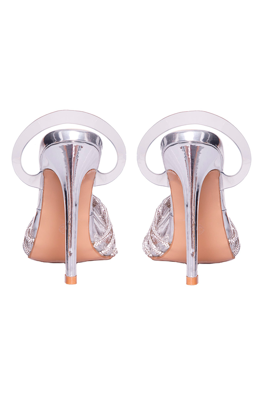 Rhinestone pumps-null