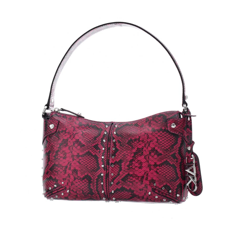 Multicolor leather shoulder bag-null