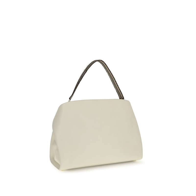 Beige calf leather bos taurus shoulder bag-null