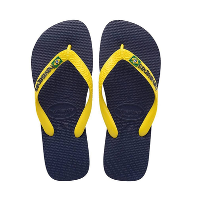 Brasil logo, Navy / Yellow, medium