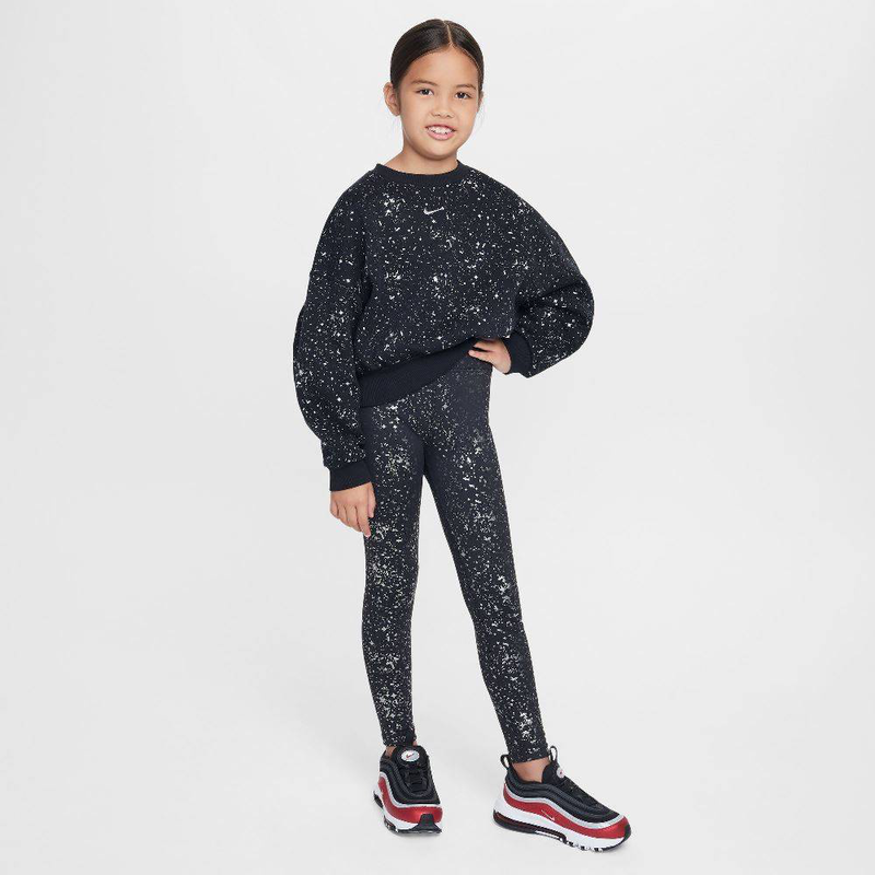 Girls nike sportswear club fleece shine crew-null