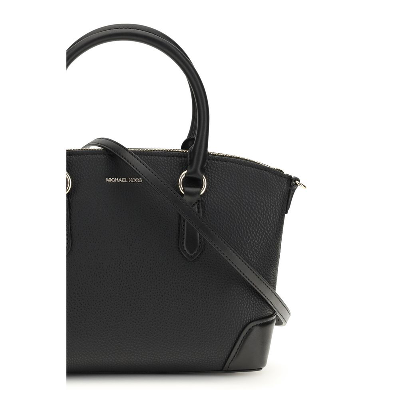 Black calf leather bos taurus handbag-null