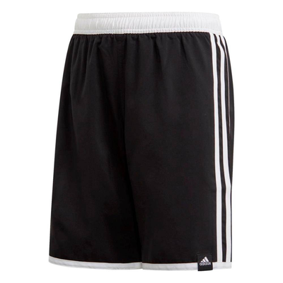 Boys 3-stripes shorts, Black, medium