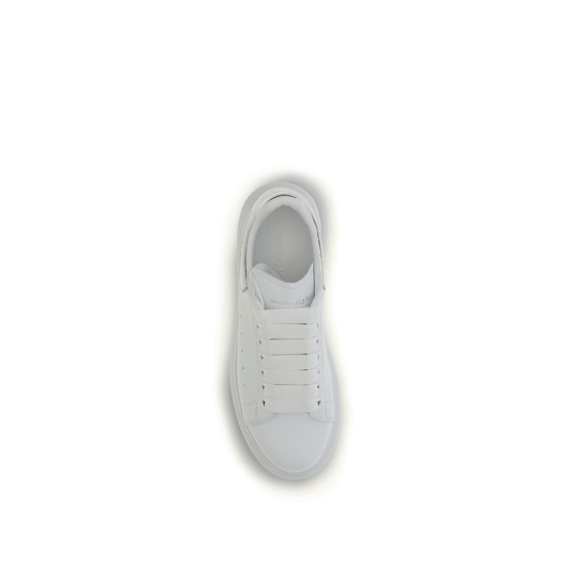 White calf leather bos taurus platform sneakers-null
