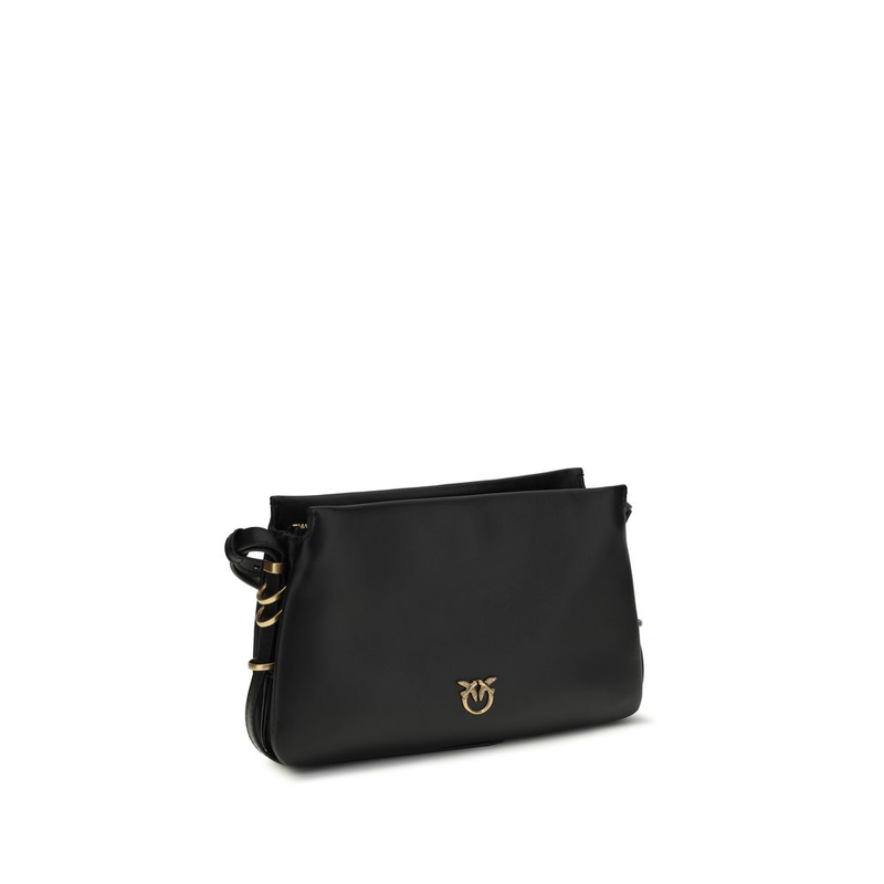 Black calf leather bos taurus shoulder bag-null