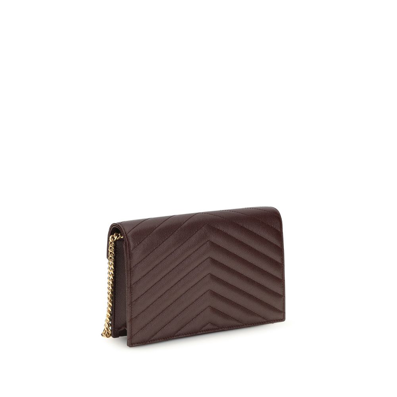 Bordeaux calf leather bos taurus clutch bag-null