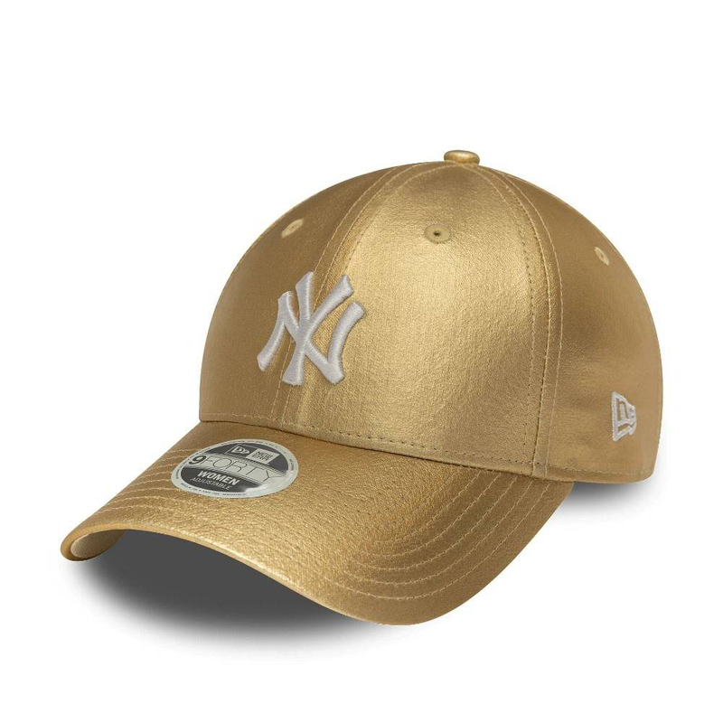 Women metallic 9forty  york yankees adjustable cap-null