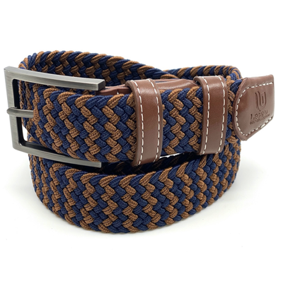 Braided stretch belt