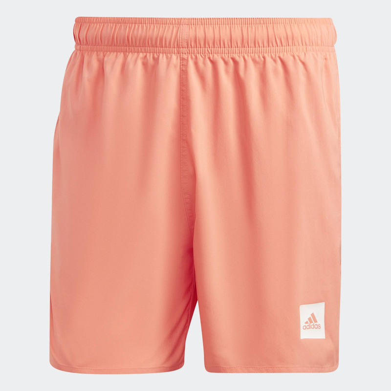 Mens solid swim short image number null