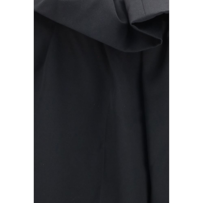 Black wool oves aries casual pants-null