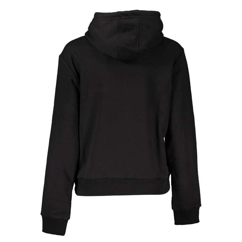 Black cotton women sweatshirt-null