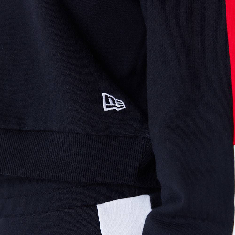 New era nba colour block hoodie chicago bulls-null