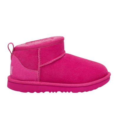 Ugg classic ultra mini kids low boot, Fuchsia, medium