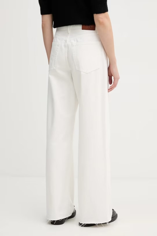 Trouser wide leg raw hem - Calvin Klein-null