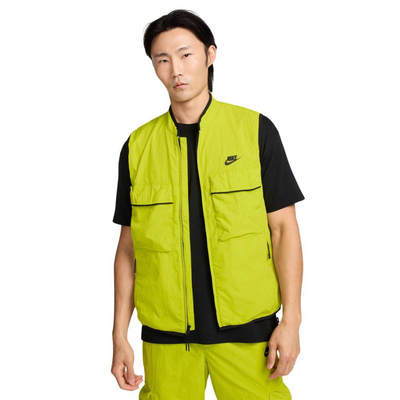 Nike nsw tech woven vest, Yellow, medium