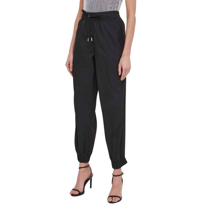 Pull on tie waist side stitch pant-null