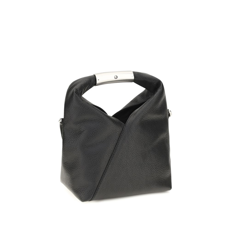 Black calf leather bos taurus handbag-null