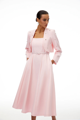 Jacket & dress set, Pink, medium