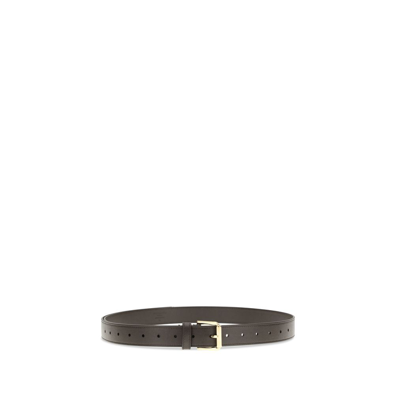 Brown calf leather bos taurus regular belt-null
