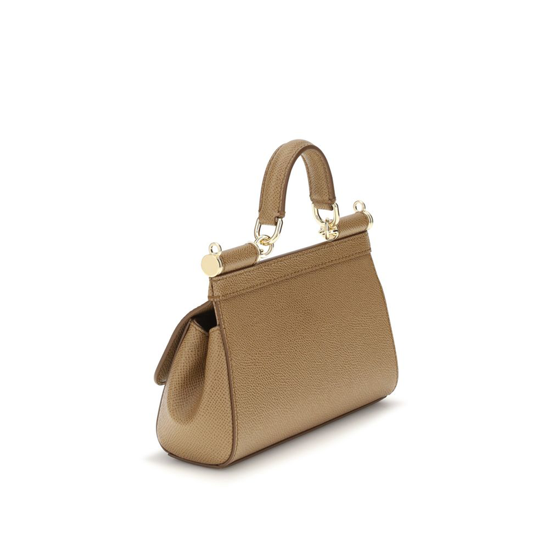 Beige calf leather bos taurus handbag-null