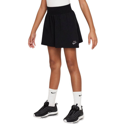 Nike sportswear girls short jersey lbr, Black, medium