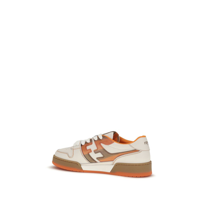 Multicolor leather athletic sneakers-null