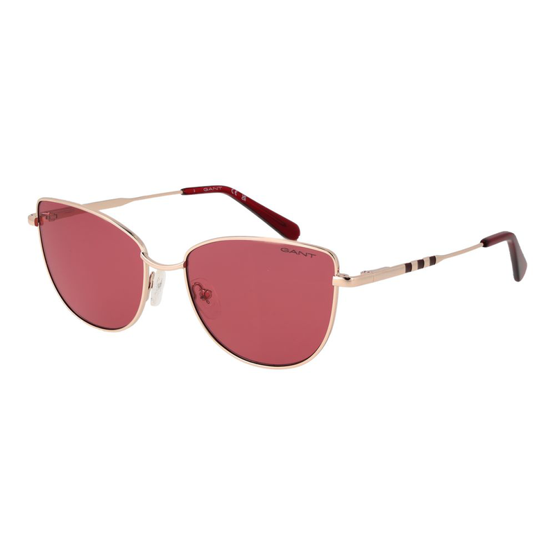 Rose gold metal sunglasses-null