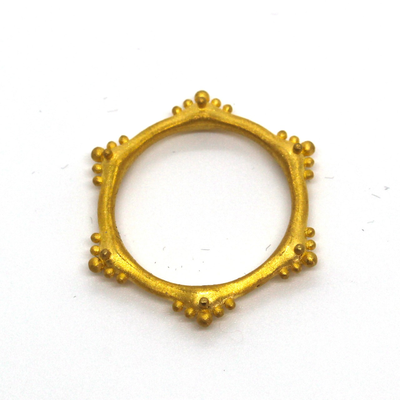 Ring pure gold 24ct - 'all that is' collection 1014