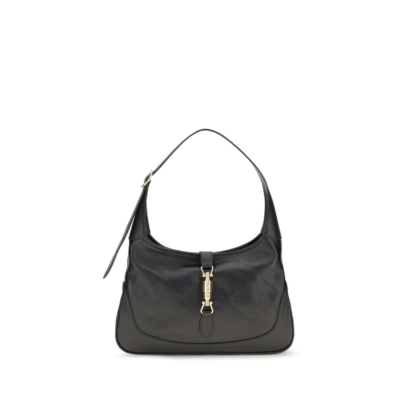 Black calf leather bos taurus shoulder bag-null
