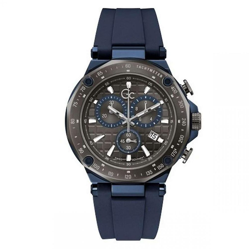 Blue synthetic sport watch-null