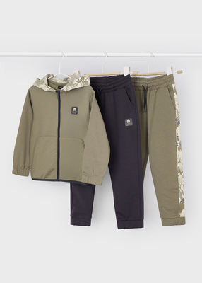 Set with 2 pants, Green, medium