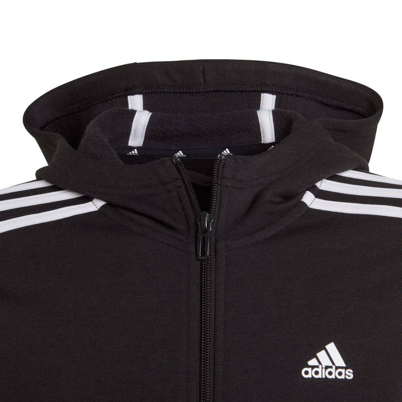 G 3-stripes fleece fz hoodie-null