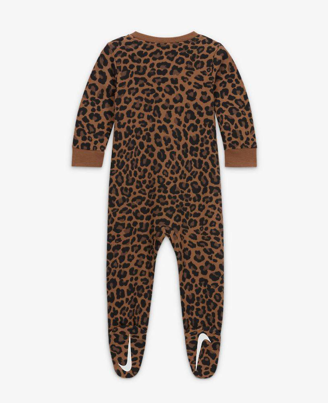 Product image: Nike newborn leopard footed coverall-null