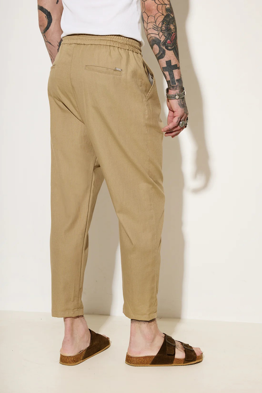 Stefan athenian comfort textured trousers image number null