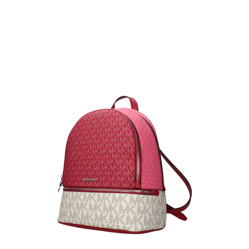 Beige fabric backpack-null