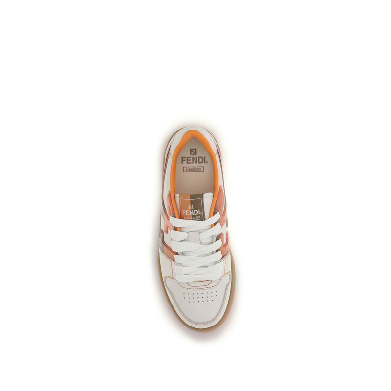 Multicolor leather athletic sneakers-null