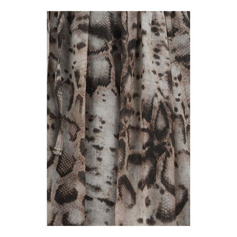Beige cotton casual dress-null