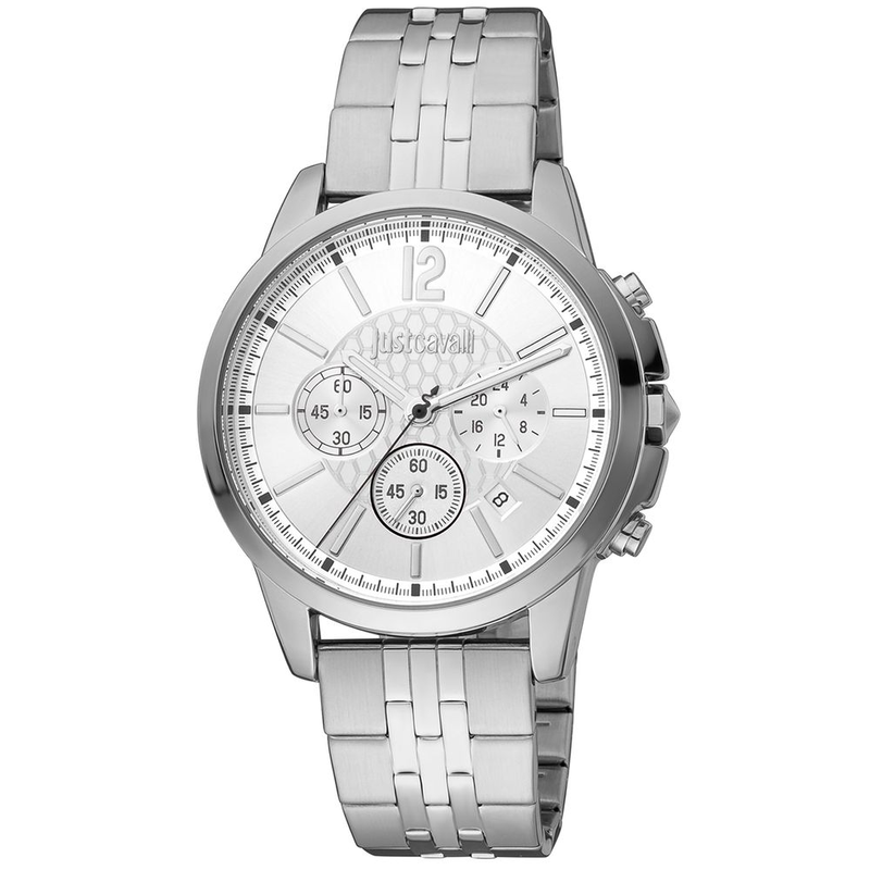 Gray stainless steel dress watch-null