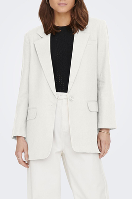 Only caro lana linen blazer