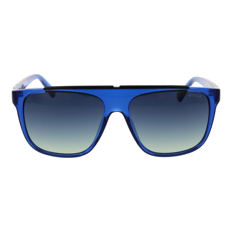 Blue stainless steel sunglasses-null