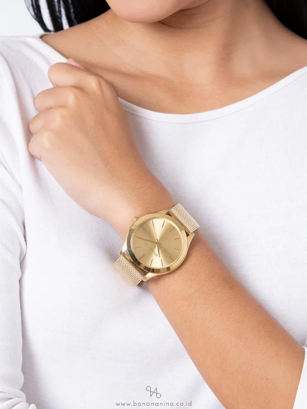 Michael kors unisex 44mm slim runway gold-tone watch mk8625-null