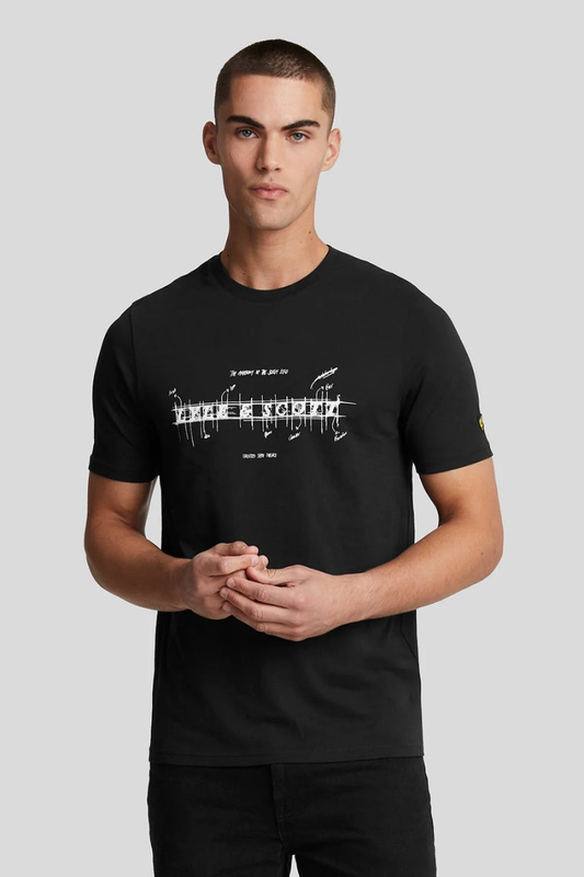 Anatomy of type graphic t-shirt-null