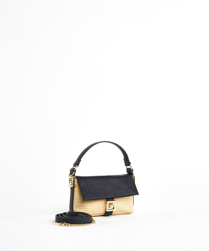 Gaudi raffia-effect crossbody bag v3 image number null