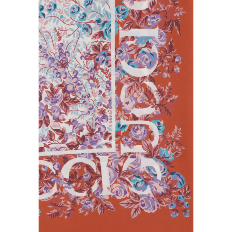 Multicolor silk scarf-null