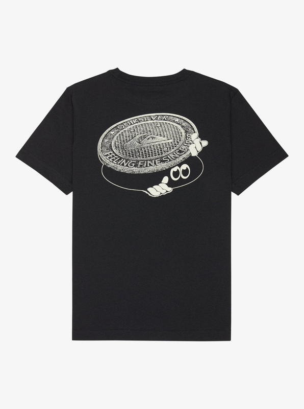 Quiksilver boy's top screen tee street echo ss-null