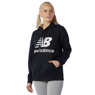Womens oversized hoodie, Black / White, medium