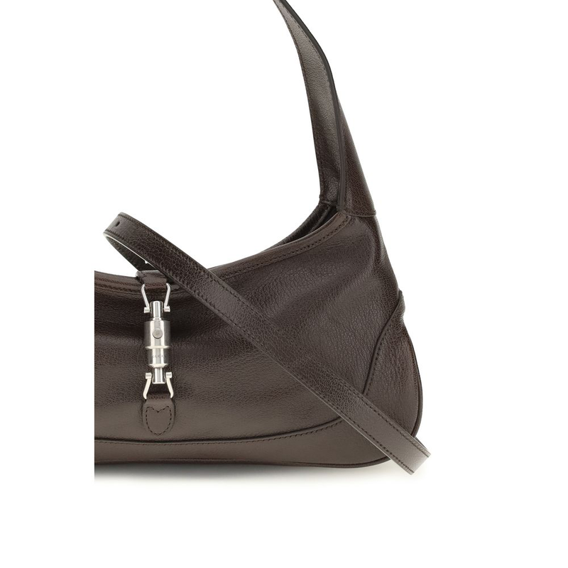 Brown calf leather bos taurus shoulder bag-null