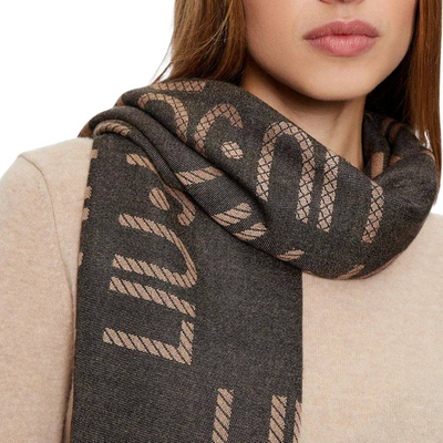 Liu Jo square jacquard scarf
