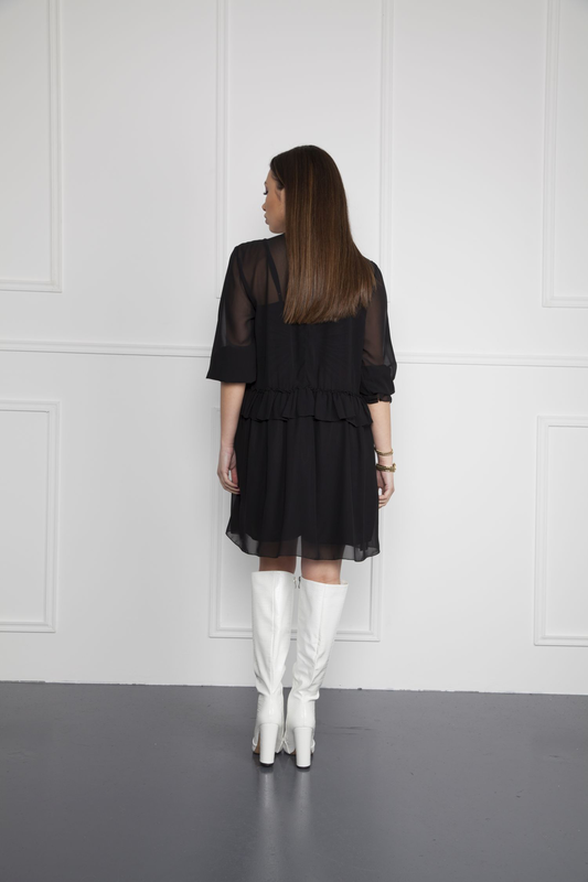 Mini dress - black , m-null
